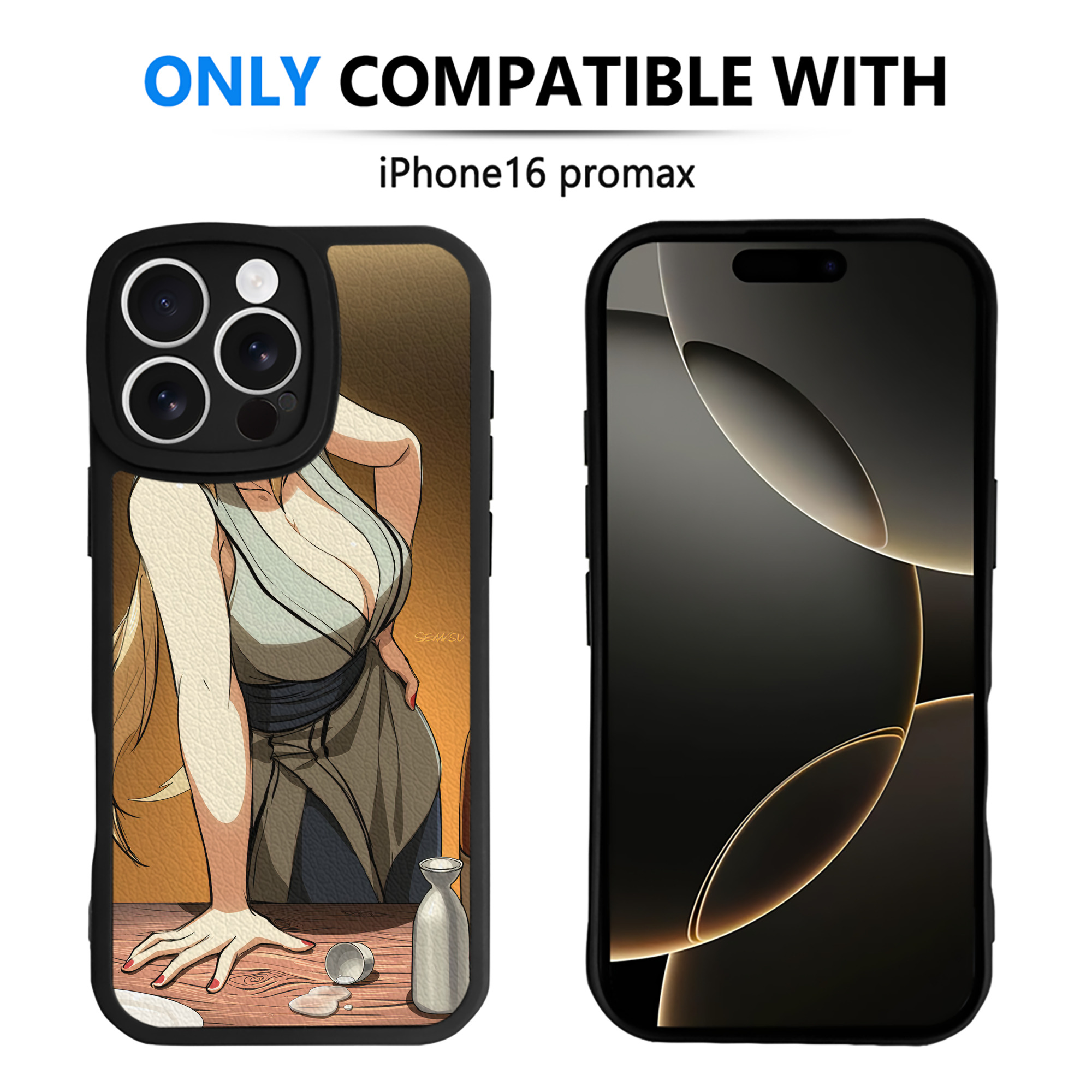 （画像用） NARUTO -ナルト- NARUTO -ナルト- 疾風伝 【iPhone 16シリーズ対応】シリコンスマホケース（レザー調） 材質：シリコン